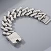 Massive Big Chunky 32MM Width Cuban Link Chain Bracelet for Men Hiphop Jewelry Heavy Stainless Steel 40/45CM Length Necklace
