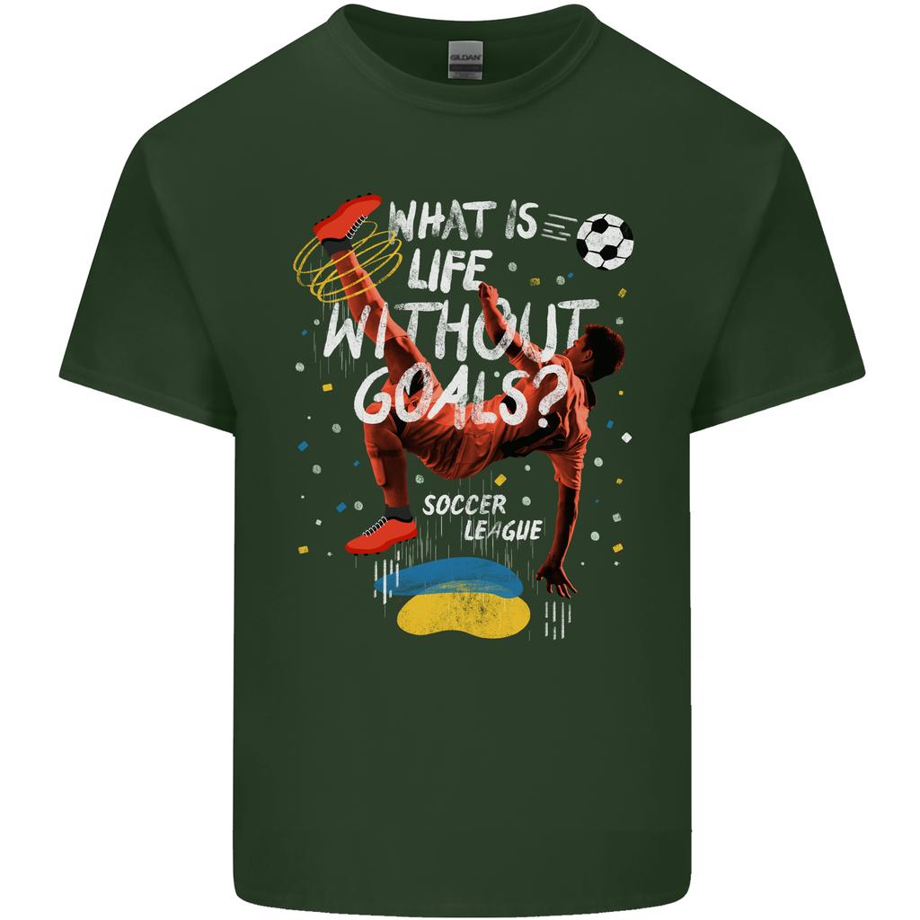 Life Without Goal Football Quote Funny Unisexs Light Cotton TShirt