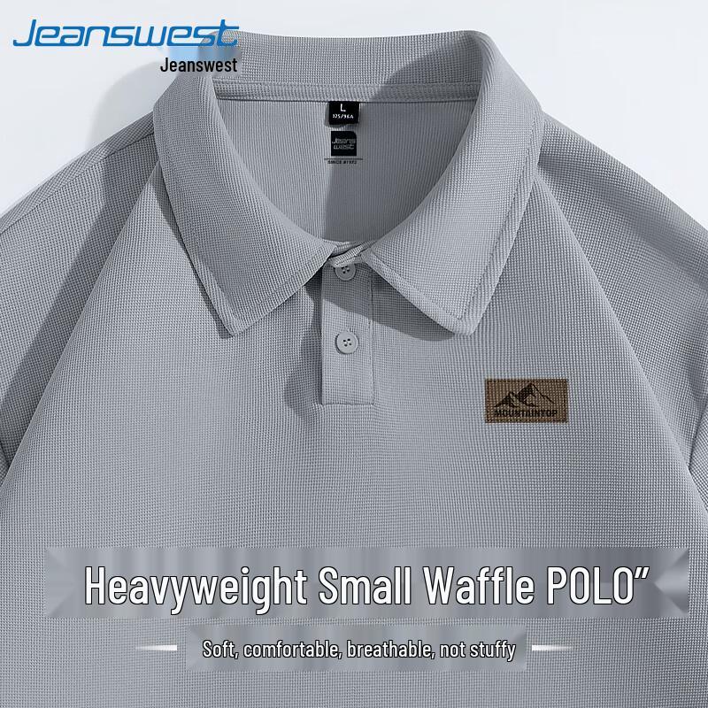 

Мужская летняя дышащая вафельная рубашка-поло Jeanswest M