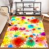 Colorful Abstract Starburst Pattern Carpet for Living Room Decor Suitable for use as an anti-slip for living room bedroom sofas