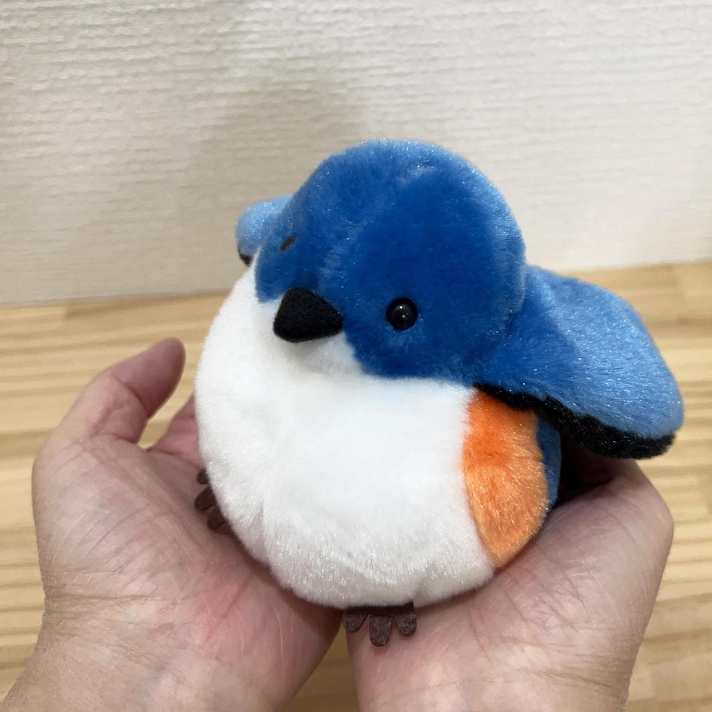 IWAYA Eco-Koeyacho (Rufous-tailed Robin) ST Mark, for Ages 3 and Up, Toy, Sound-making Plush Toy, Wind-up Toy, No Charge Required.