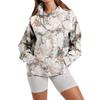 Womens Oversized Hooded Sweatshirt With 3D Print Loose Fit Casual Top 2025