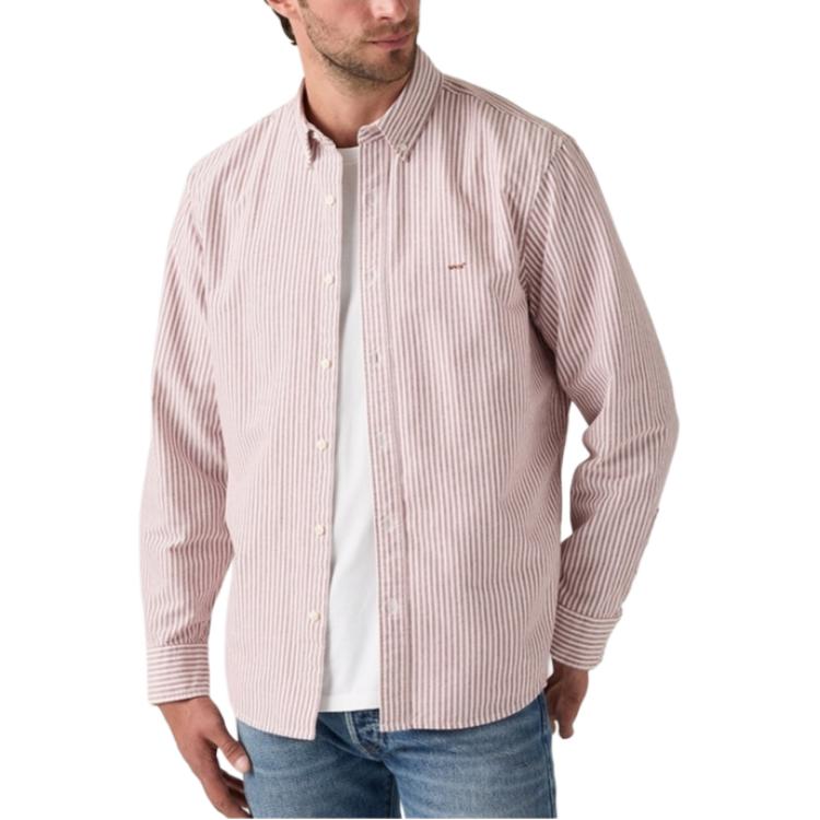 Levis Vintage Striped Casual Comfortable Long Sleeve Shirt Men Shirts A7210-0041