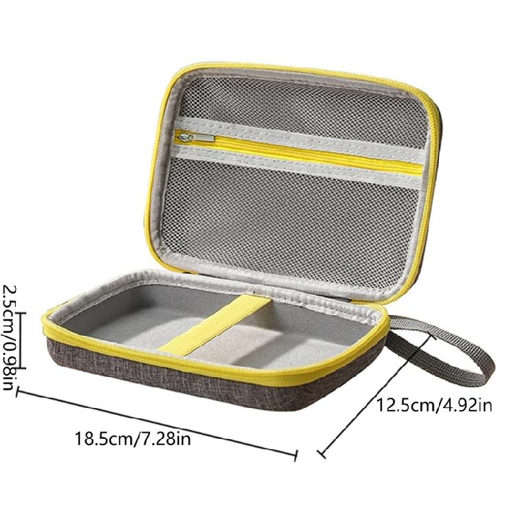 Shockproof Storage Box for Super Blocks Puzzle Game Handheld Console Bag Hard Pouch Bag with Handle Carrying Case