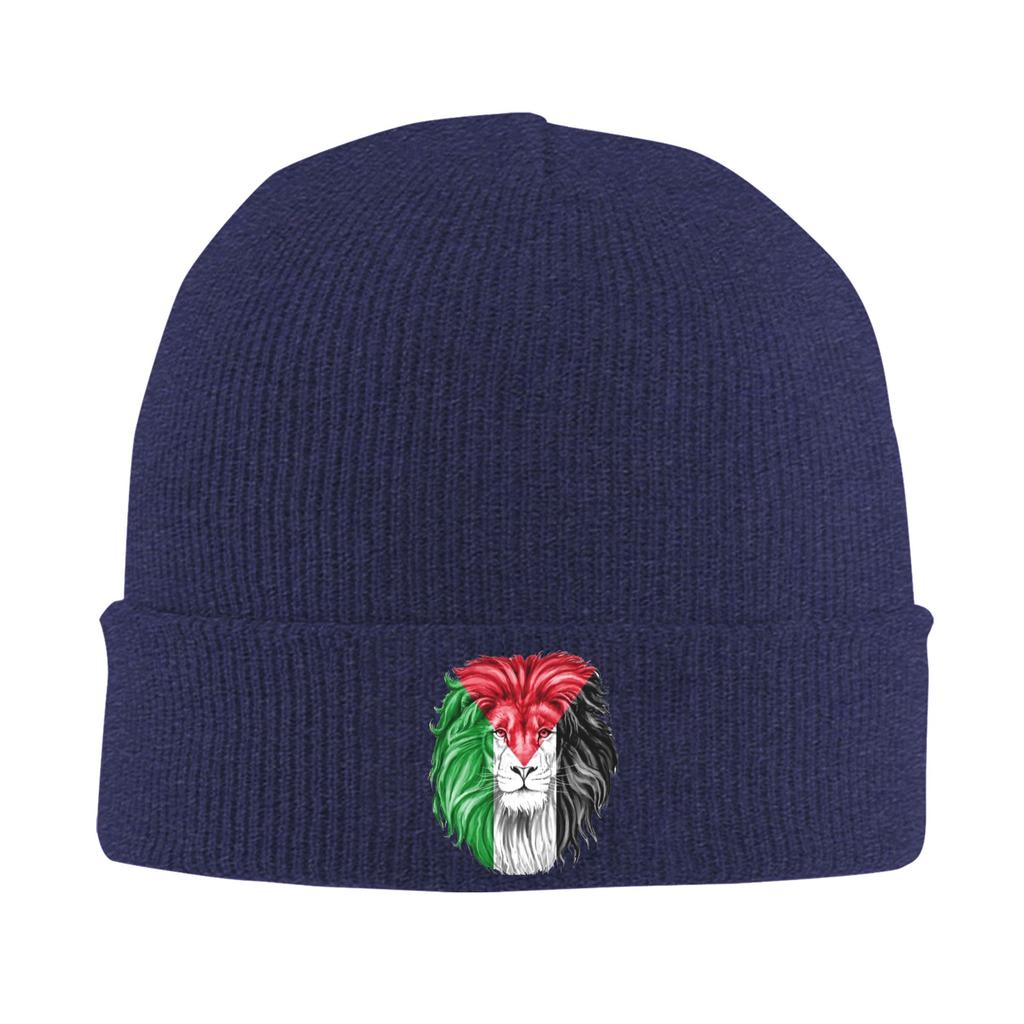 Female Male  Beanie Hats  Vintage Knit Hat Winter Hippie Caps Graphic Thermal Elastic Bonnet Hats
