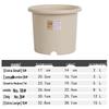 Ying Tang Nordic Style Deep Large Plastic Flower Pot