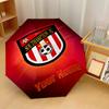 Southampton FC Automatic 3‑Fold Umbrella 8‑Rib Windproof Folding Umbrella Sun Rain Protection For Outdoor Travel Daily Use