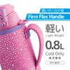 Thermos Vacuum Insulated Sports Bottle Pink Star Cold Storage Only PKST 0.8L FHT-801F