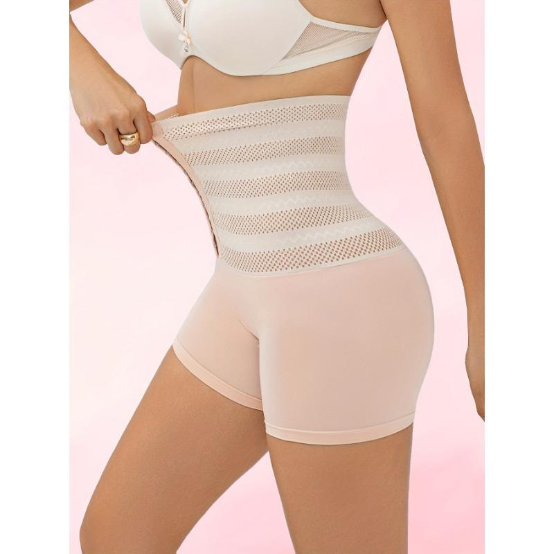 Damen High-Waist Bauchkontroll-Formwäsche Höschen mit verstellbaren vorderen Knöpfen, Taillentrainer und Po-Hebendes Slips