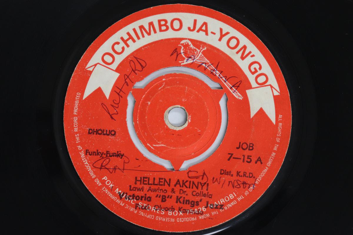 

7-дюймовая пластинка VICTORIA B KINGS JAZZ - Hellen Akinyi / Liza JOB715 OCHIMBO JA-YON Кения Мировая музыка Б/У