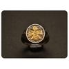 Handcrafted Vintage Thunderbird Seal Ring Men Women Adjustable Open Band Geometric Animal Motif Plated Jewelry