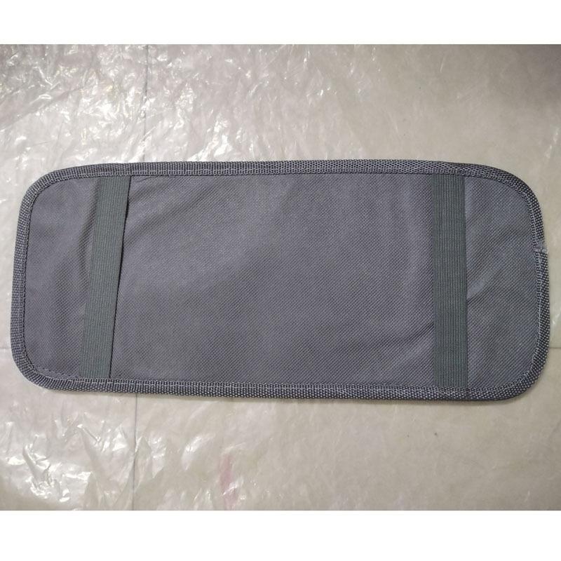 Auto Car Sun Visor Non-woven Organizer Storage Bag Card Clip Holder Multifunctional CD Stowing Tidying