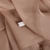 [BYSIFA] Winter Brand Khaki Shawl Scarf Ladies Fashion 100% Mulberry Silk Long Scarves Wraps Spring Fall Chiffon Silk Scarf Cape