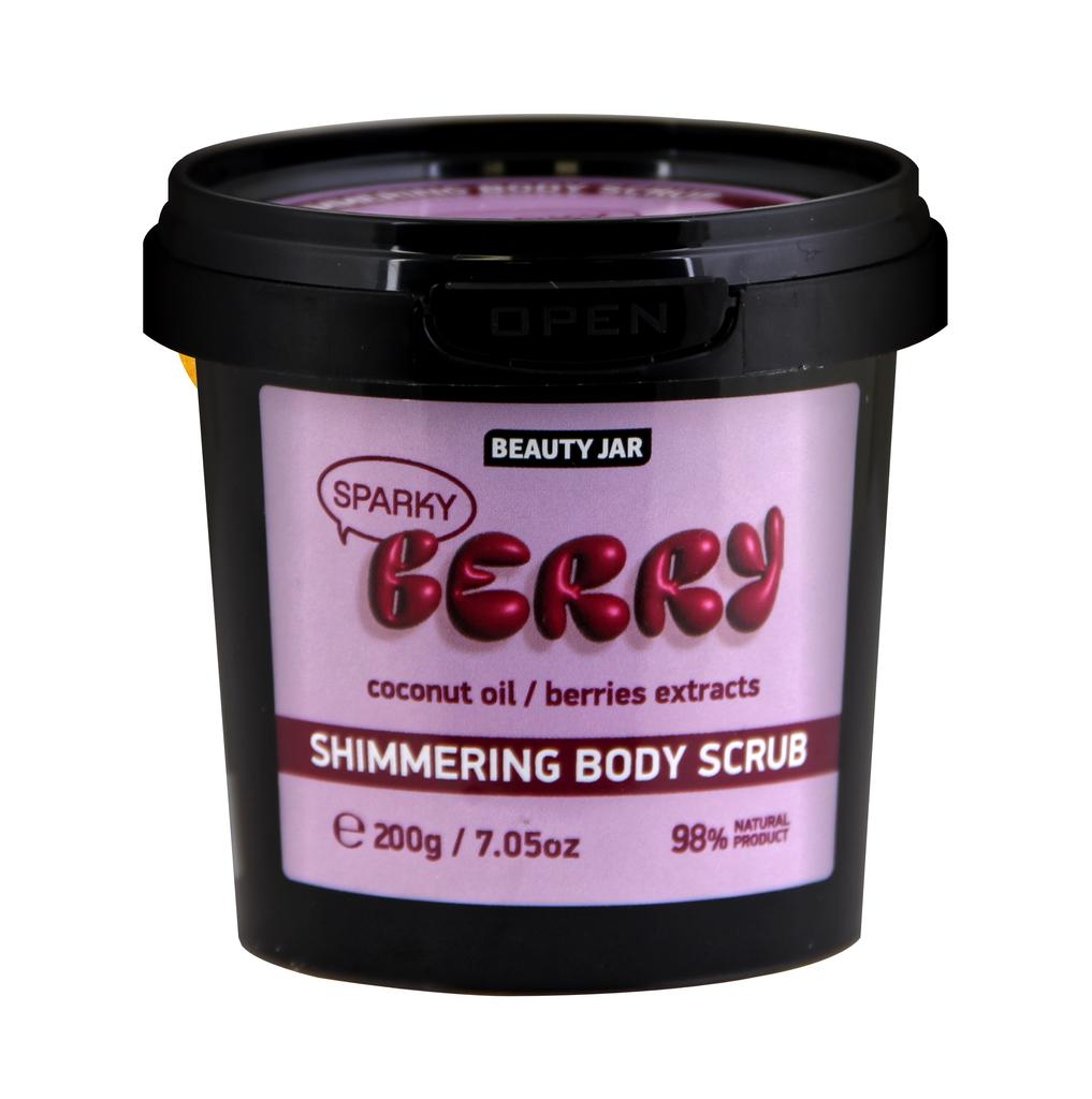 Скраб для тела Мерцающий Блестящая ягодка Beauty Jar 200 г
