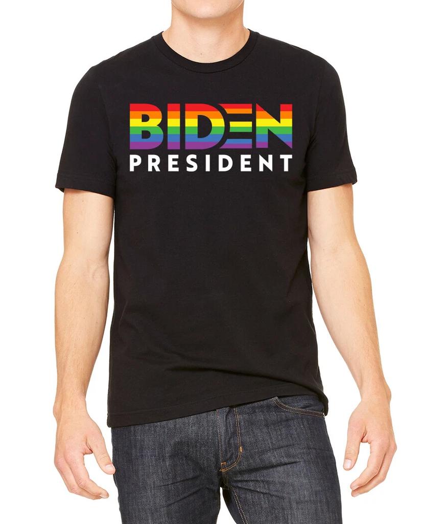 Joe Biden For President 2020 Gay LGBT Pride Flag Shirt