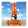 Bouteille - dragon ball z - goku - acier inoxydable - 500 ml - orange