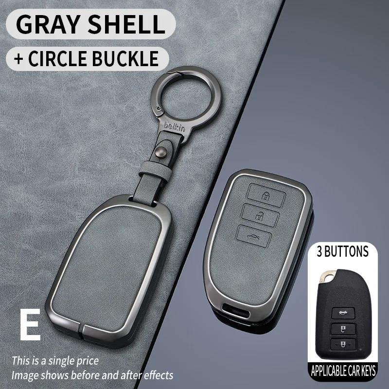 Svagd6 Zinc Alloy Car Key Case Full Cover Shell Fob For Toyota Corolla Altis Auris Aygo Yaris Camry RAV4 Verso TC IM Shell Accessories