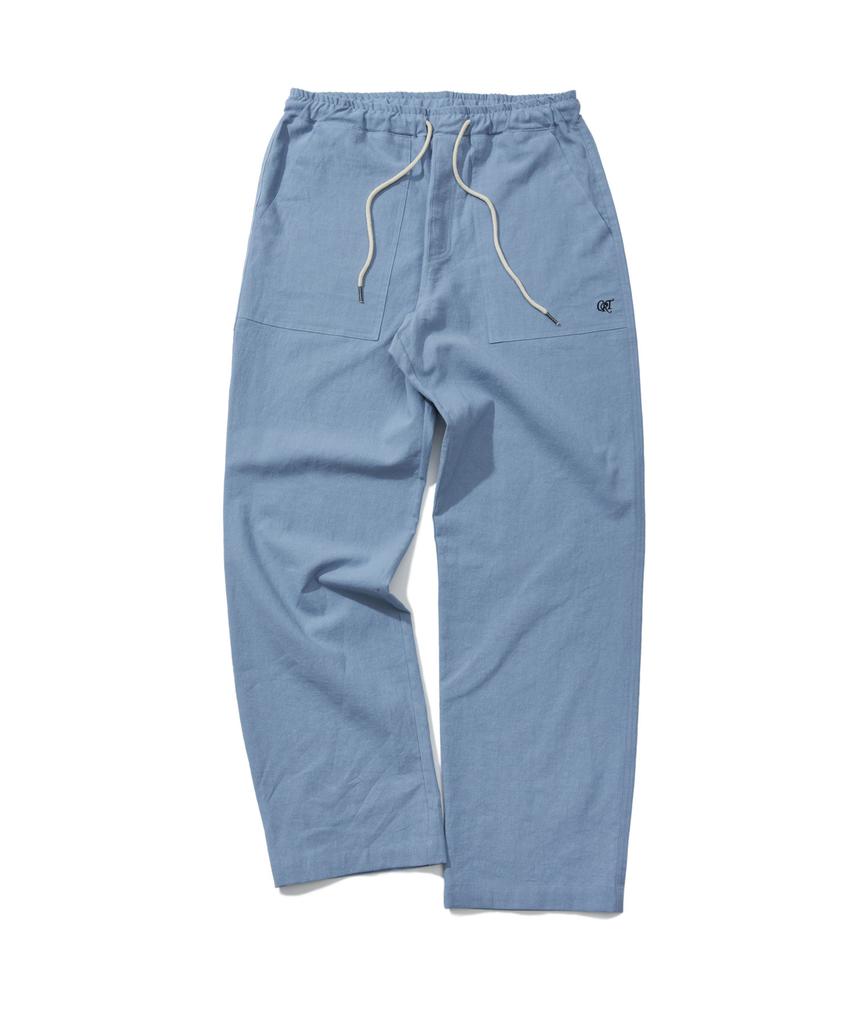 CAPITAL RADIO TUNES Linen Fatige Pants Indigo