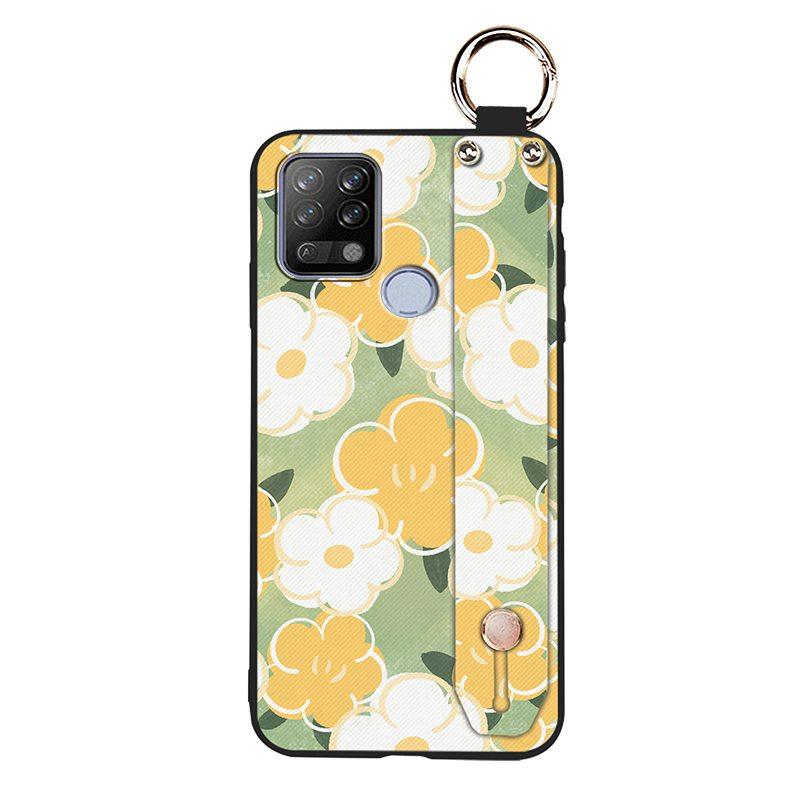 Ring Waterproof Phone Case For Tecno Pova/LD7 Anti-knock Anti-dust Lanyard Soft case Fashion Design Durable Wristband