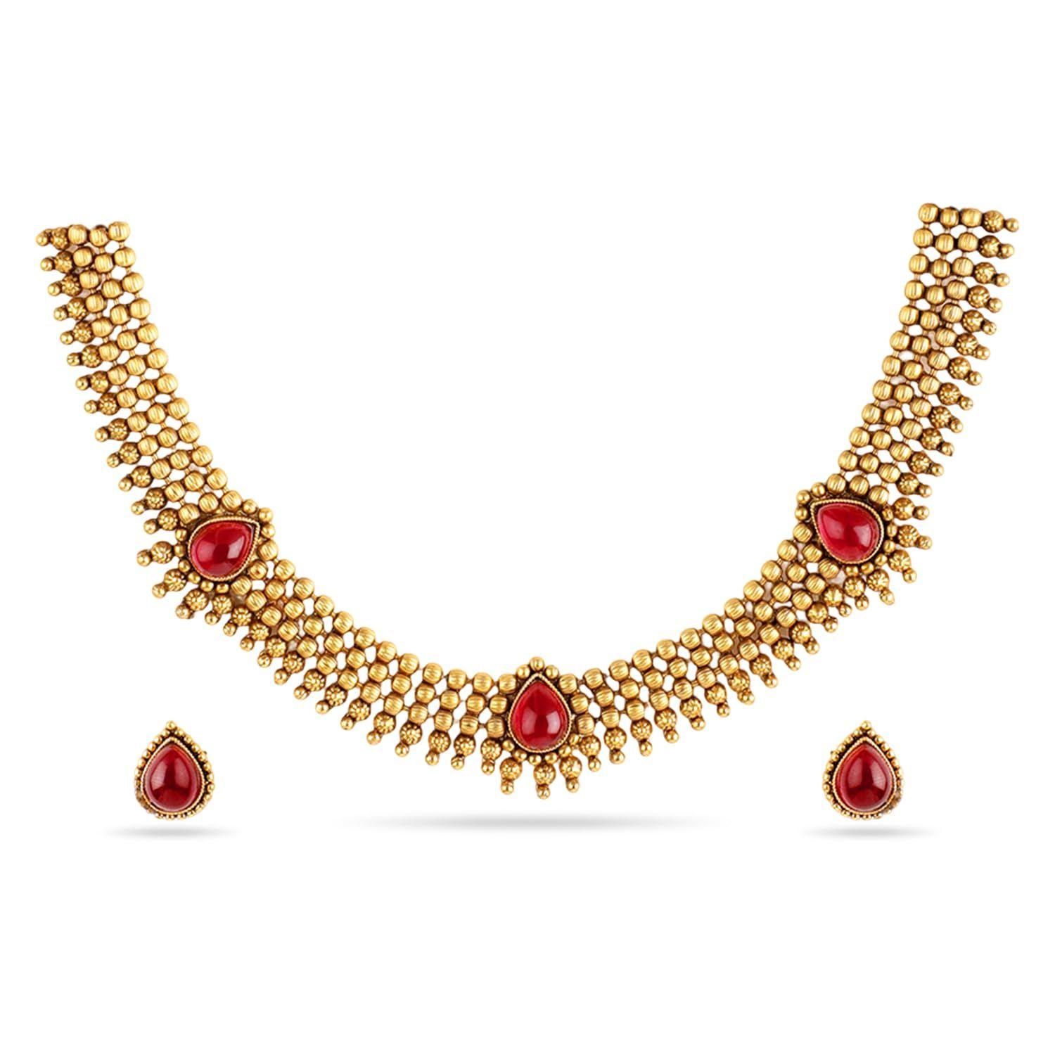 

Набір кольє Традиційні стильні ювелірні вироби Подарунок для жінок та дівчат