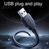 Flexible Head Starlight for Kids Room Car Roof Star Night Lights, Starry Sky Projector Light, Interior Ambient, Plug-and-Play USB Light Decorative