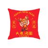 New Year's Short Plush Year of Dragon Mascot Cushion Pillow Festival Gift Annual Meeting Year of Dragon Pillow Pillow Cover