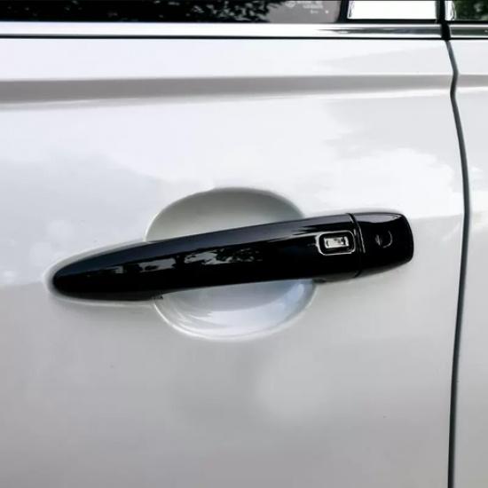 Bright black Car Door Handles Cover Trim 10pcs For Nissan Rogue -2024