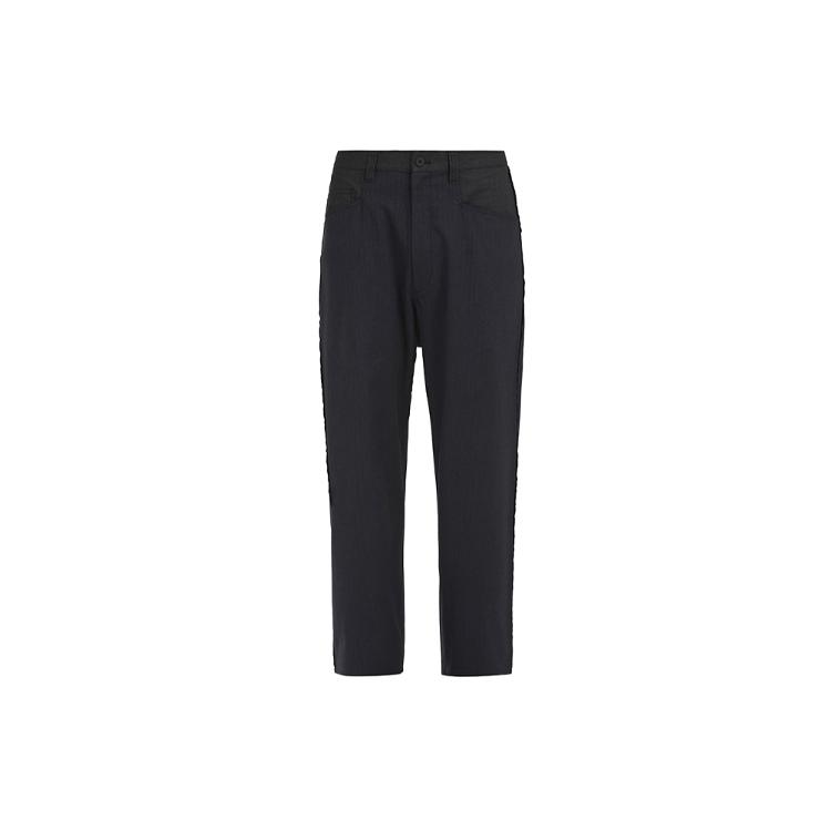 Y-3 Casual Pants Men's Black Moderate Straight Fit Pants DP0600