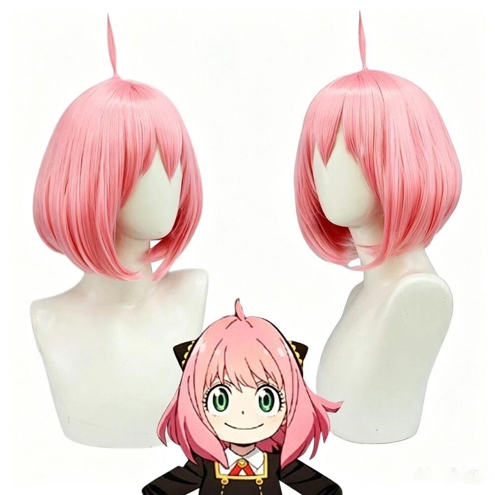 Anime Yor Forger Cosplay Costume Anya Dress Uniform Halloween Family Christmas Clothes Masquerade Party Roleplaying Wig