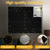 100% Blocking Curtain Self-adhesive Privacy Protection Opaque Window Sticker DIY Thermal Insulated Black Window Covering NEW