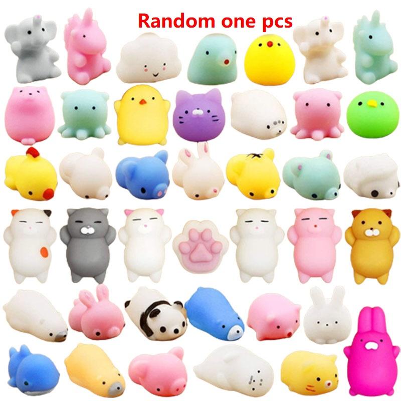 Random Stress Relief Toy Pinching Squeeze Cute Soft Fun Safe Venting Doll Pet