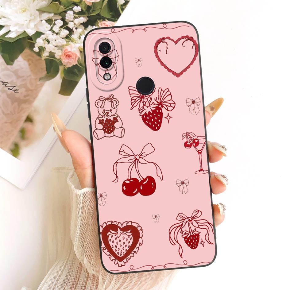 Case For Xiaomi Redmi Note 7 Pro Cover Lovely Cat Rabbit Cartoon Soft Candy Silicone Protective Shell For Redmi Note 7 7S Fundas