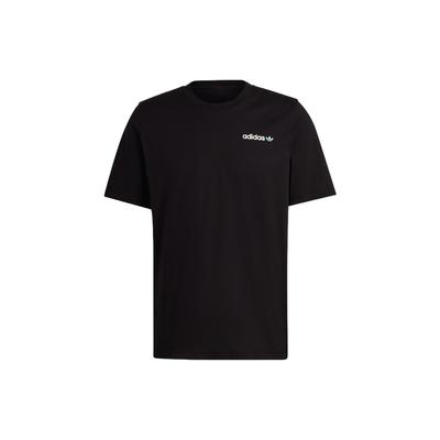 Originals Trefoil Back Sailboat Graphic Print Crew Neck T-Shirt Men Tops Black HR7907