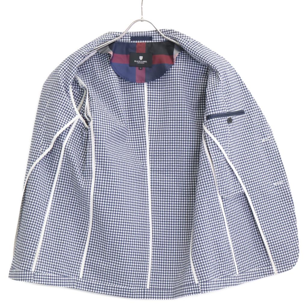 BLACK LABEL CRESTBRIDGE White X Navy Gingham Check Single Jacket Jacket S White / NavyUsed