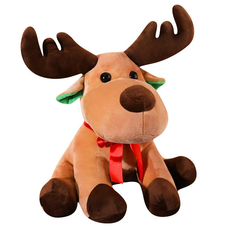 Adorable Christmas Reindeer Plush Toy Cuddly Stuffed Animal For Festive Holiday Cheer
