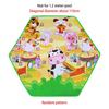 Newborn Floor Mat | Hexagonal Soft Elastic Waterproof Crawling Mat, Educational Playpen, Round Hexagonal Baby Crawling Mat, Baby Crawling Mat, Ball Po