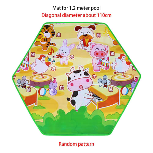 Newborn Floor Mat | Hexagonal Soft Elastic Waterproof Crawling Mat, Educational Playpen, Round Hexagonal Baby Crawling Mat, Baby Crawling Mat, Ball Po
