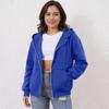 Women's Off Shoulder Zipper Hoodie Sweatshirt  Fashion Clothing Casual Jacket