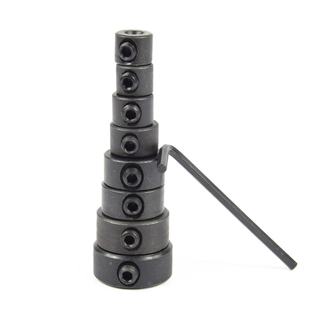 8 Stück/Satz 3-12mm Bohrerwerkzeuge Tiefenanschlagring Positionierungsabstandsmarkierer Holzbearbeitungswerkzeuge