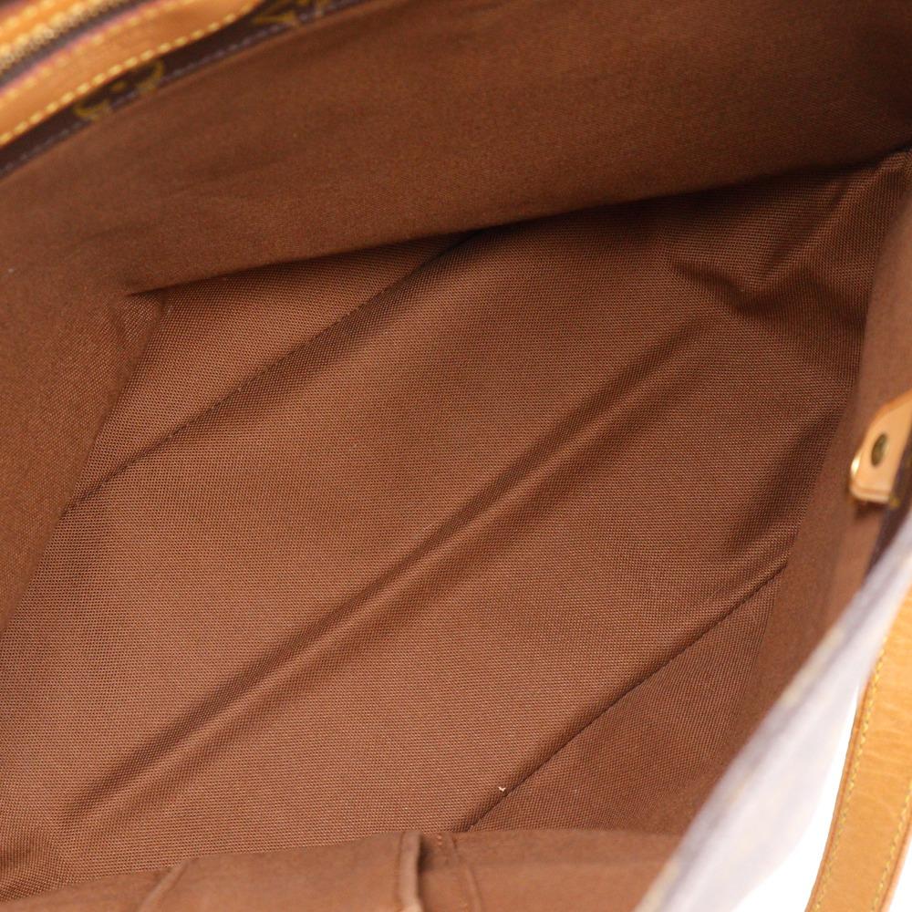 Louis Vuitton Einkaufstasche Tote Bag M51108 Braun Monogram Canvas Damen Gebraucht