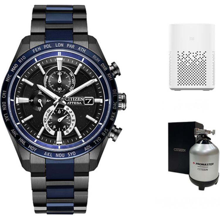 CITIZEN Ecology Drive Collection Light Powered Quartz Movement Titanium Strap Watch Unisex AT8187-75E Black