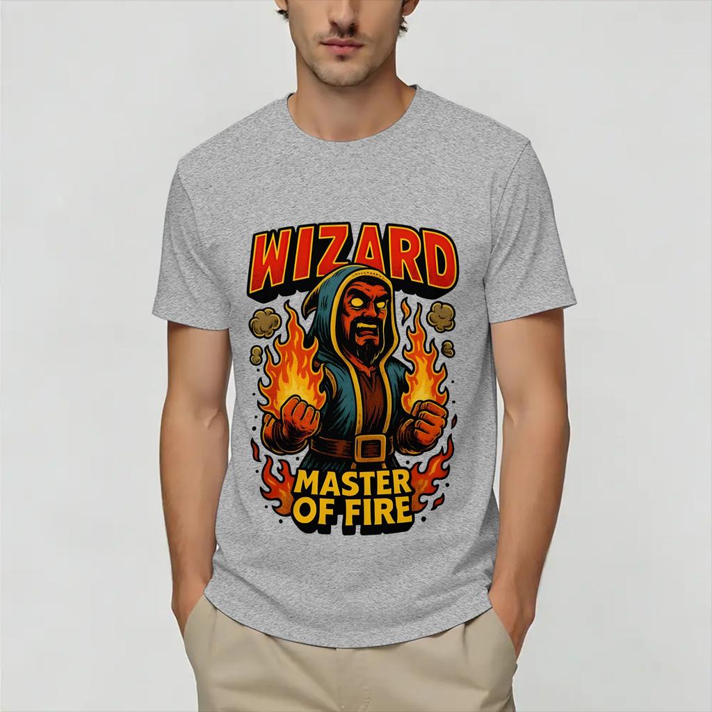 Clashes Royaleds Camiseta 100% Algodón para Hombre Playa Vintage Camisetas Cómoda Harajuku Camiseta Ropa Casual Oversize