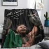 Conor Printed Flannel Blanket, Soft Throw for Bedroom Sofa, Washable, Christmas Present, Great Gift.