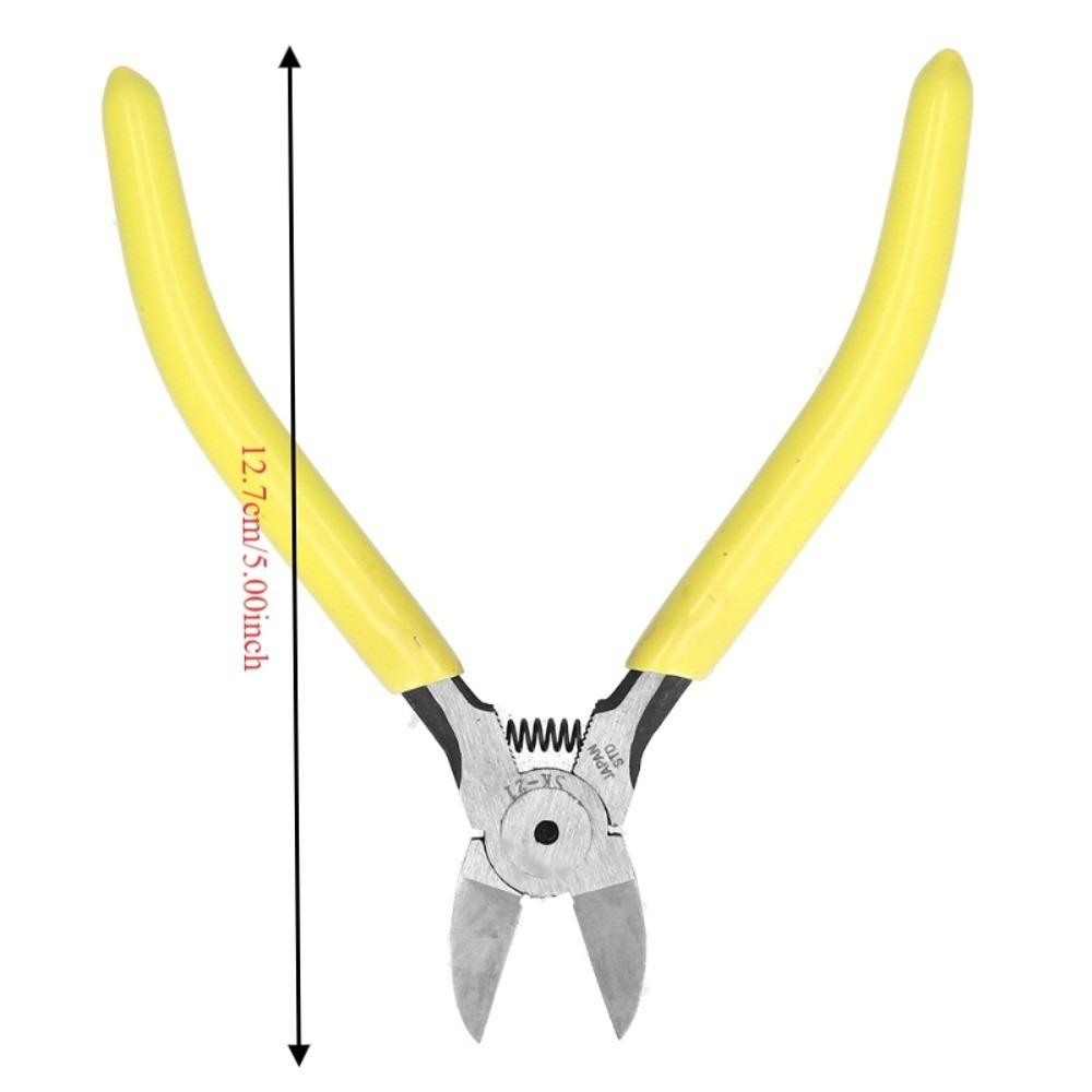 Comfortable PVC Handle Diagonal Pliers Anti-slip SideCutting Pliers Wire Cutter  Copper Cable