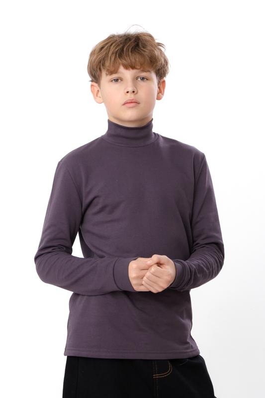 Pologenser – Varm ensfarget genser for tenåringsgutter for hverdagsbekvemmelighet, demi-sesong, 6236-023 HC