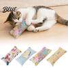 Chew And Scratch Cat Toy Cuddle Pillow Toy Catnip with Silver Vine Crinkle Kitten Kicker Stimulating Play Cute Print Snuggle for Indoor Cats Biting