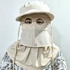 Sun Protection Full-Face Sun Hat Breathable Cycling Cap Fashion Woman Bucket Hat  Summer Outdoor