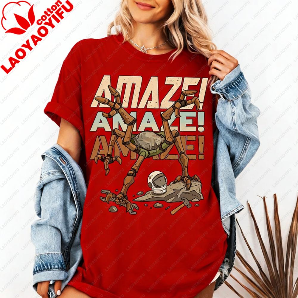Rocky Amaze Amaze Amaze Shirt Hail Mary Book Inspired Tee Scifi Reader Gift Tshirt Latest Trendy Style Unisex Unisex Cotton Tops