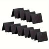 12Pcs/Pack Mini Chalkboards Rectangular Blackboard Double Sided Chalkboards Wedding Birthday Party Home Decor Sign Message Board