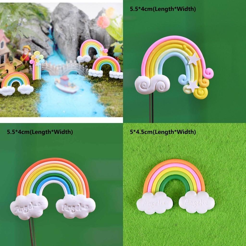 Argilla Morbida Arcobaleno Accessori Paesaggio Miniatura